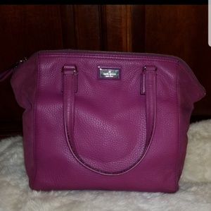 Dark fuchsia Kate Spade bag